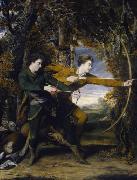 Sir Joshua Reynolds Colonel Acland and Lord Sydney, 'The Archers oil painting on canvas